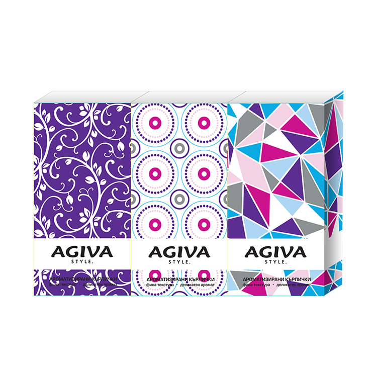 NATURE OF AGIVA Хартиени кърпички, 10 бр/ 6 пакета