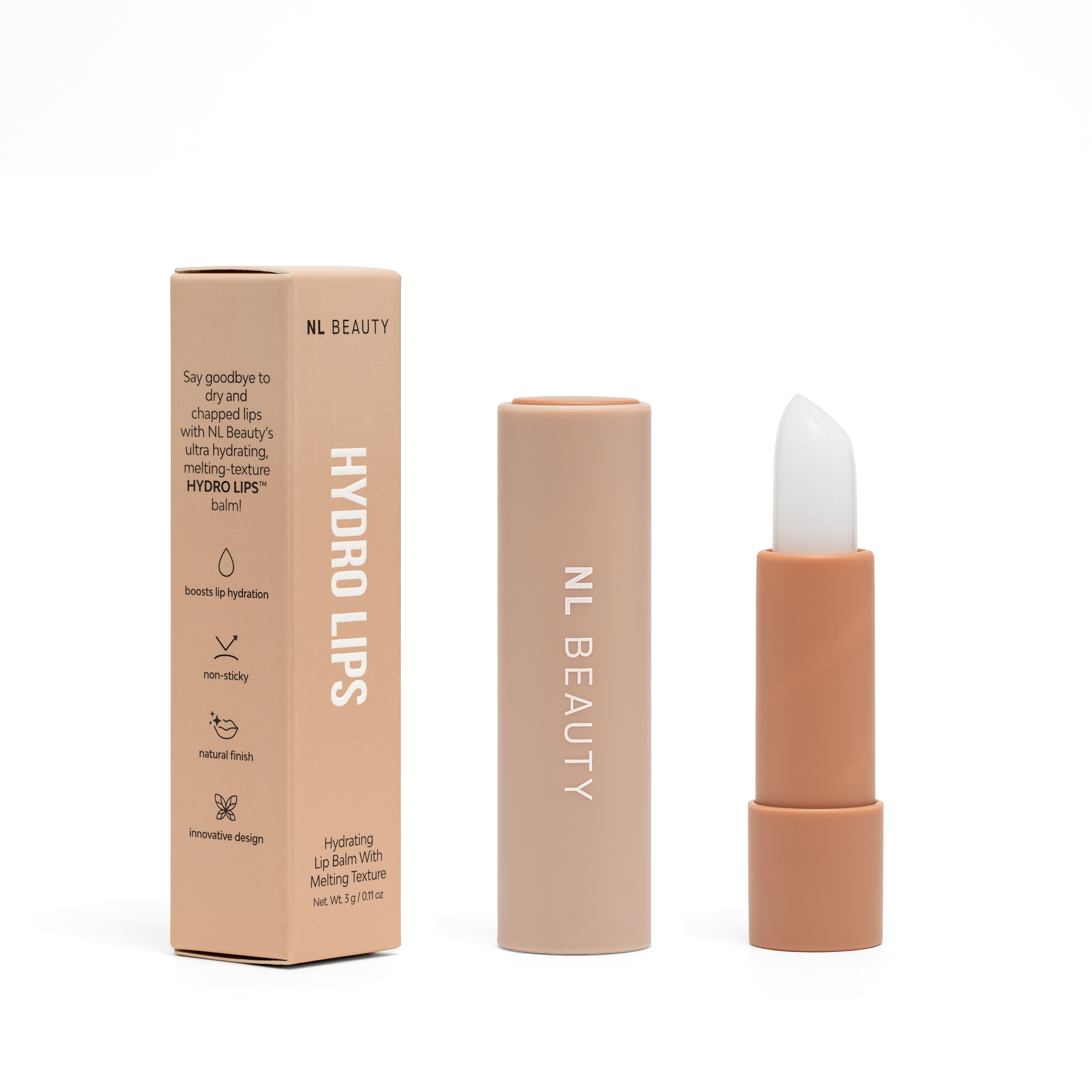 NL BEAUTY Хидратиращ балсам за устни с кокос