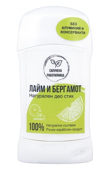 SOAPFACTORY Део стик с Лайм и бергамот, 75 мл