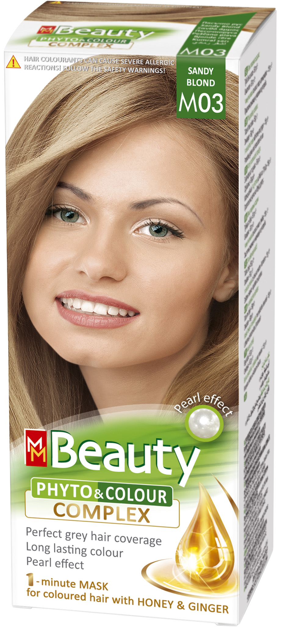 MM BEAUTY PHYTO & COLOUR Боя за коса с маска  М03 пясъчно русо.