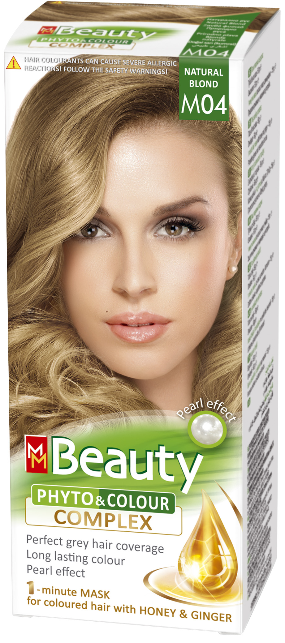 MM BEAUTY PHYTO & COLOUR Боя за коса с маска  М04 Натурално русо