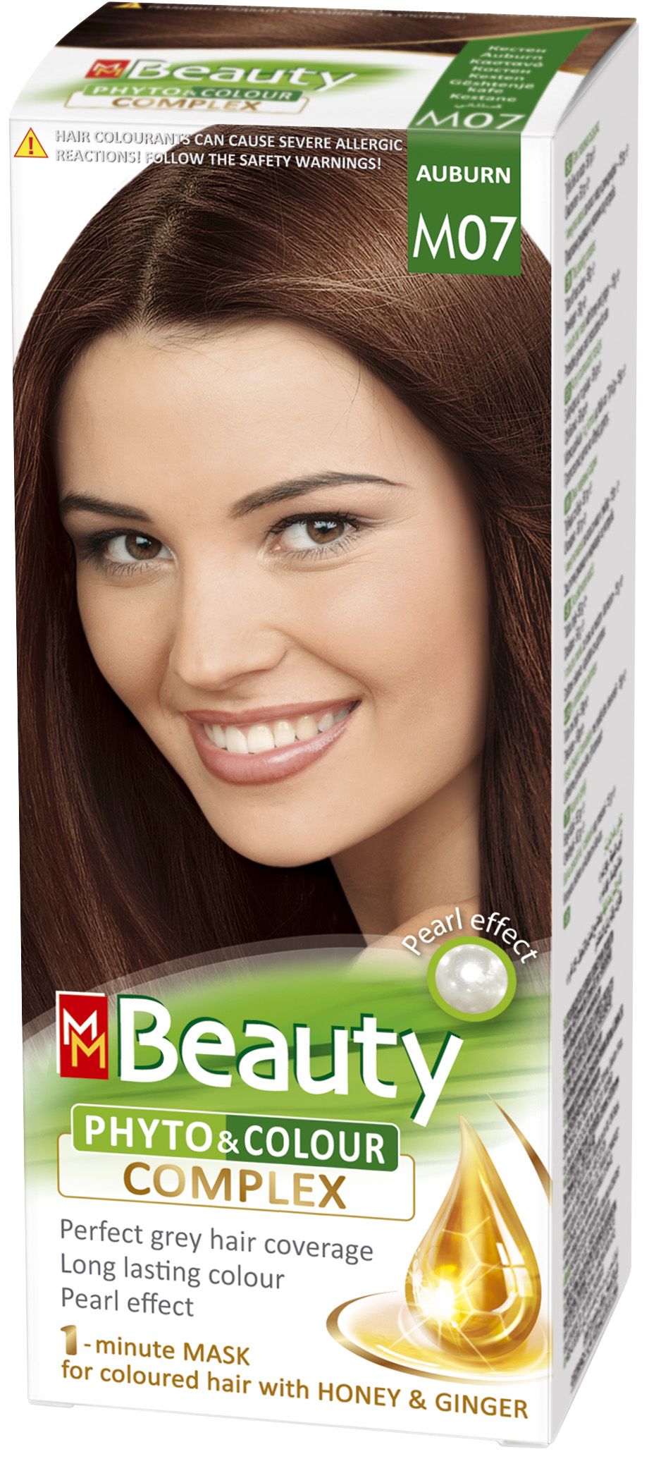 MM BEAUTY PHYTO & COLOUR Боя за коса с маска  М07 Кестен