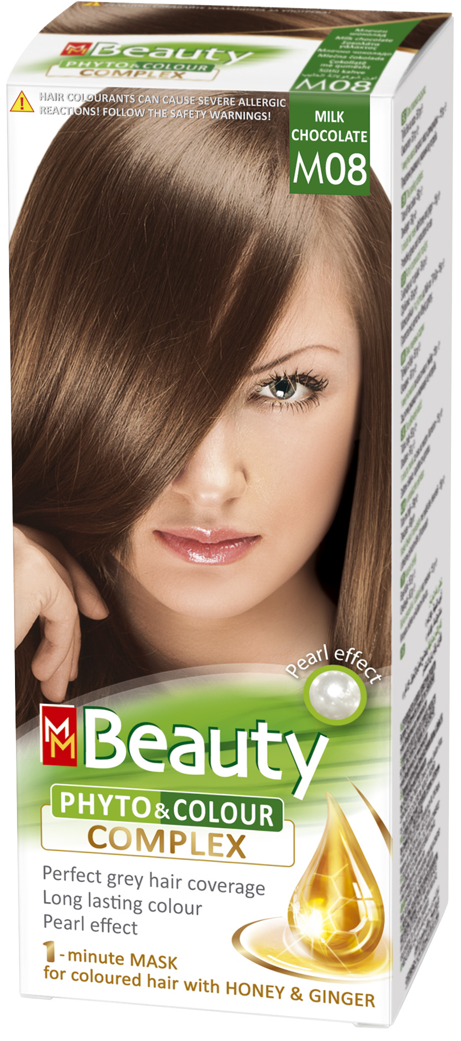 MM BEAUTY PHYTO & COLOUR Боя за коса с маска М08 Млечен шоколад