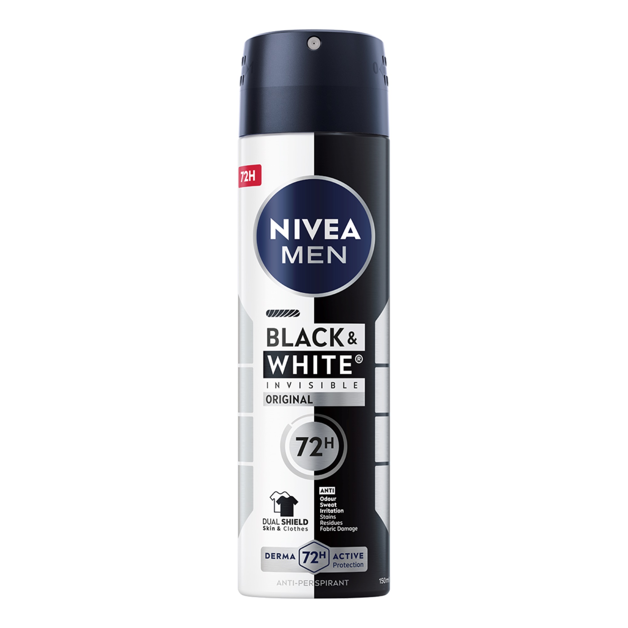 NIVEA MEN INVISIBLE ON BLACK & WHITE Мъжки део спрей, 150 мл.