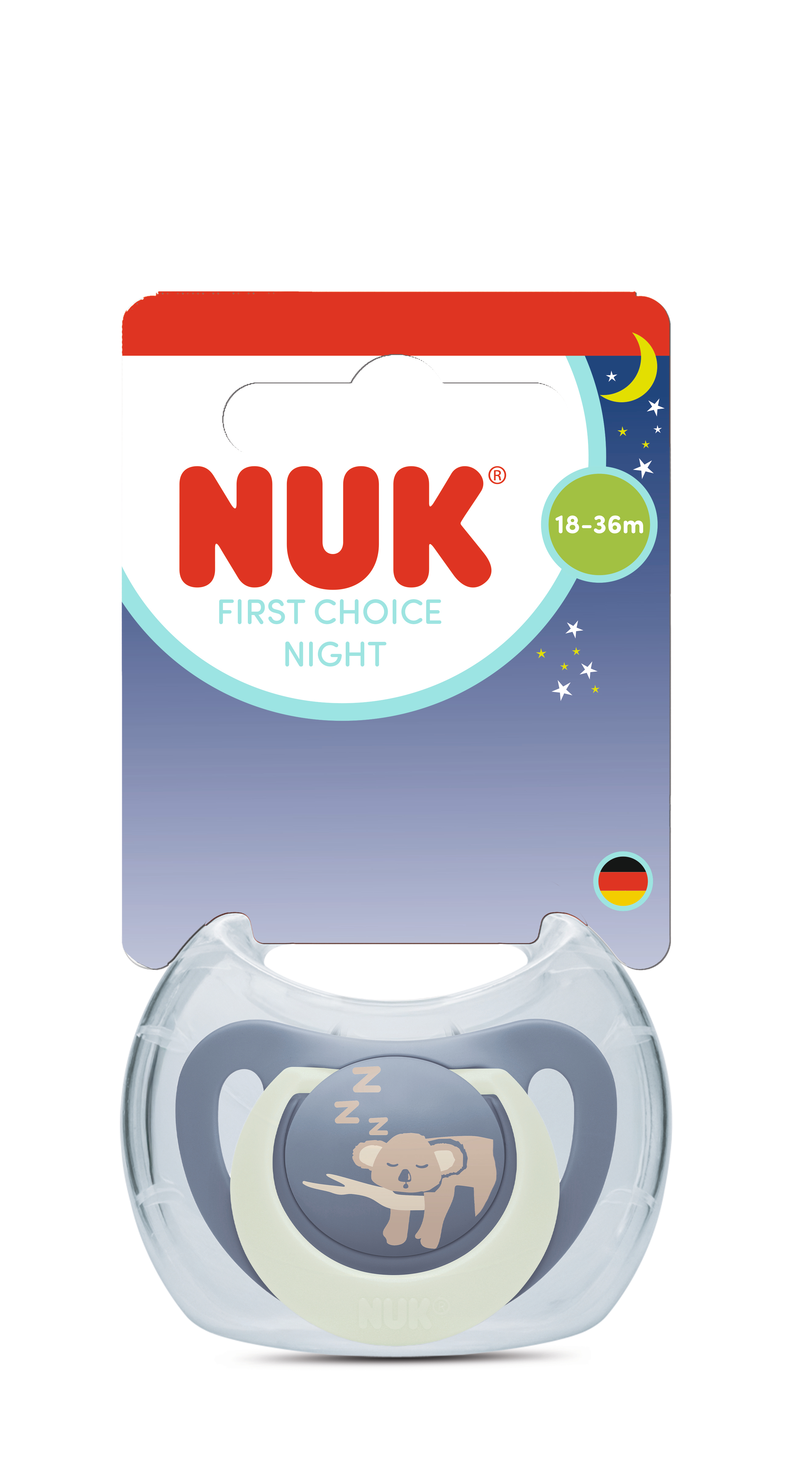 NUK FIRST CHOICE Силиконова залъгалка коала 18+м.