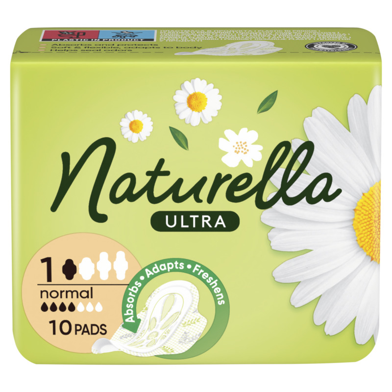 NATURELLA ULTRA NORMAL Дамски превръзки, 10 бр.