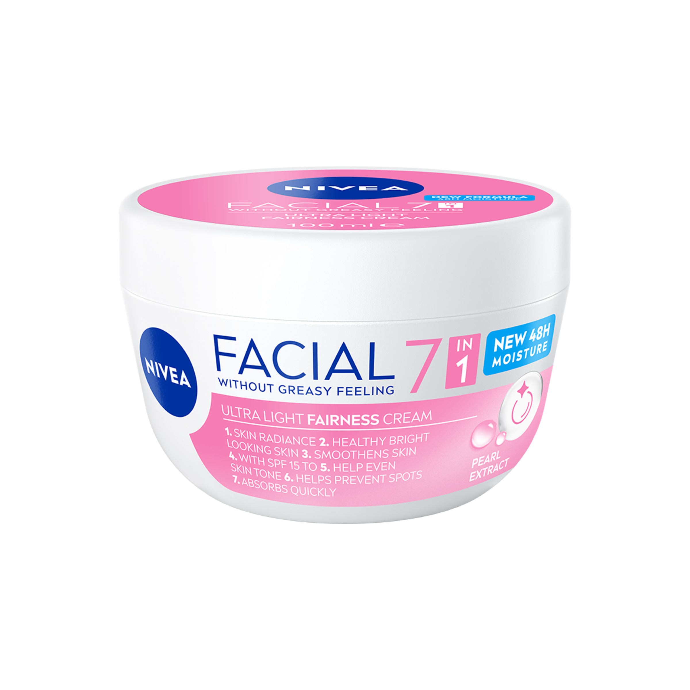 NIVEA FACIAL Избелващ дневен крем с перлен екстракт, 100мл.