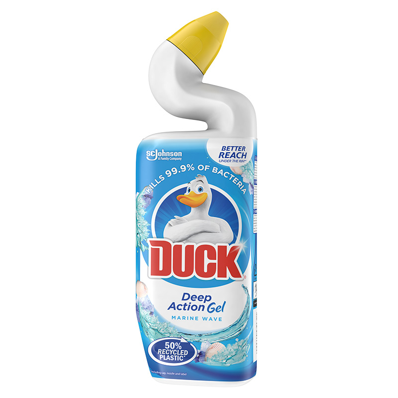 DUCK DEEP ACTION Гел за почистване на тоалетна MARINE, 750 мл.