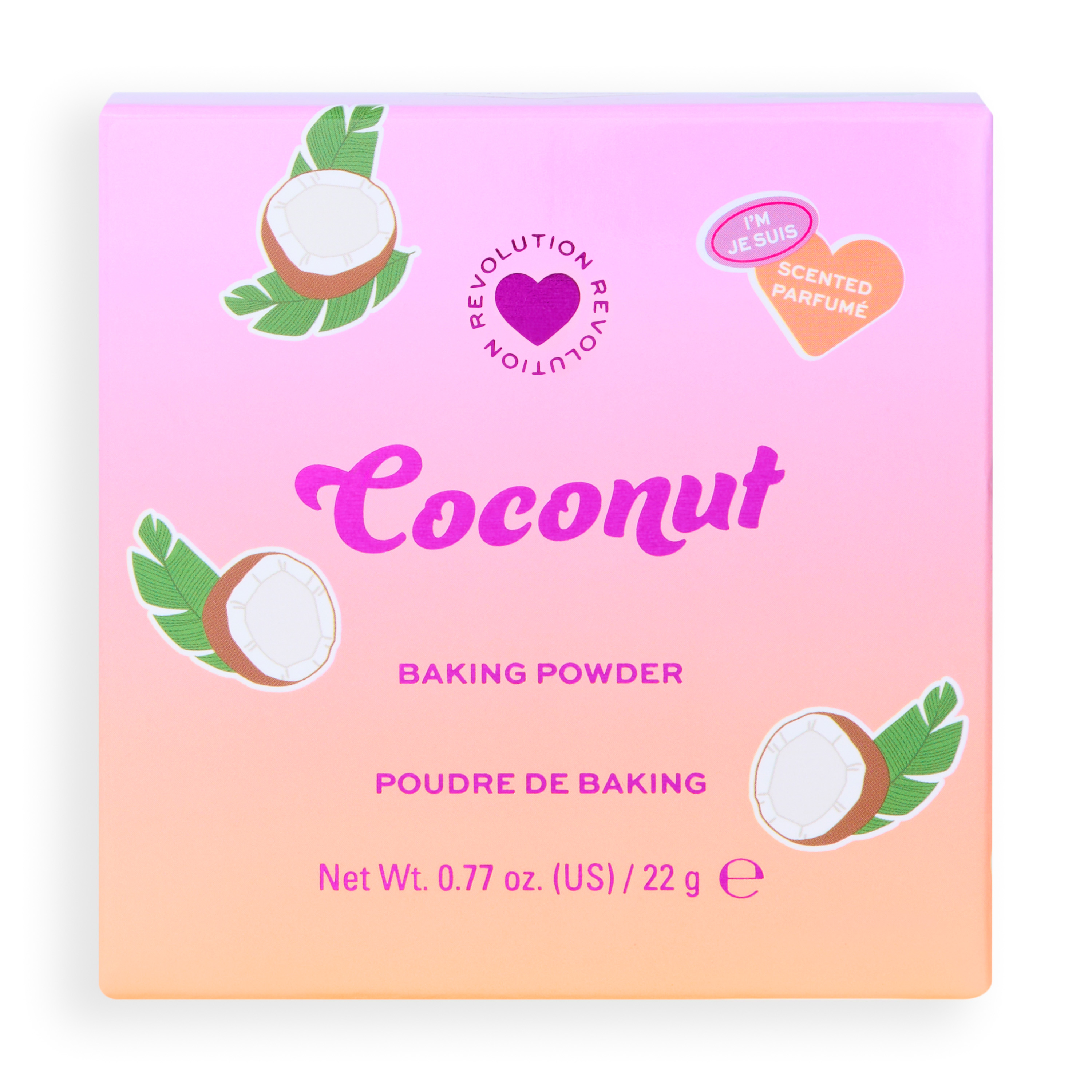 I HEART REVOLUTION LOOSE BAKING Пудра за лице Coconut, 22 г