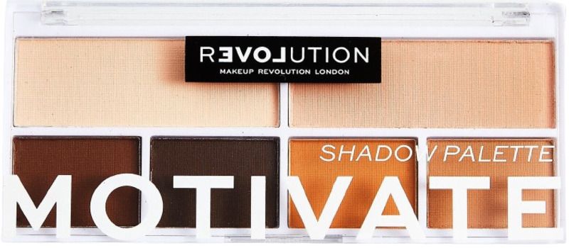 REVOLUTION RELOVE PLAY LOVE MOTIVATE Палитра сенки, 6цв