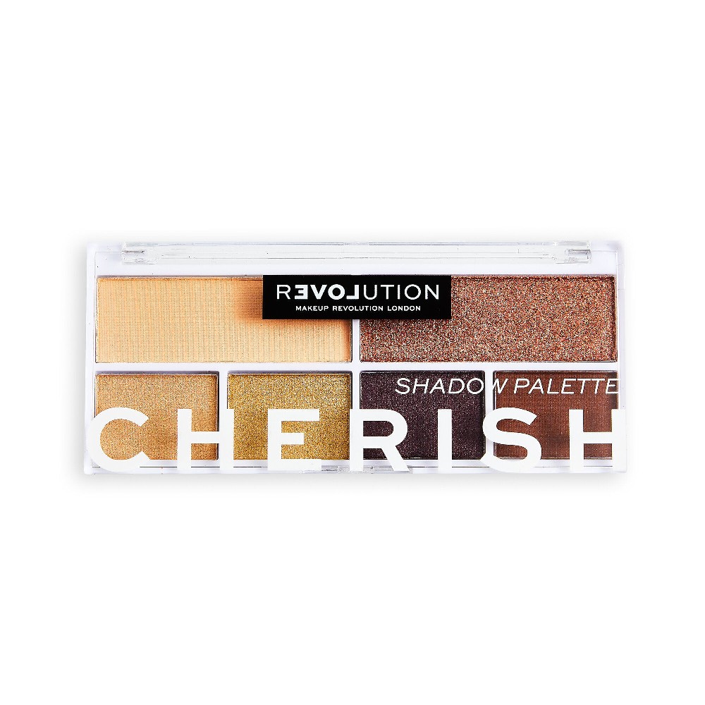 REVOLUTION RELOVE PLAY LOVE CHERSIH Палитра сенки, 6цв