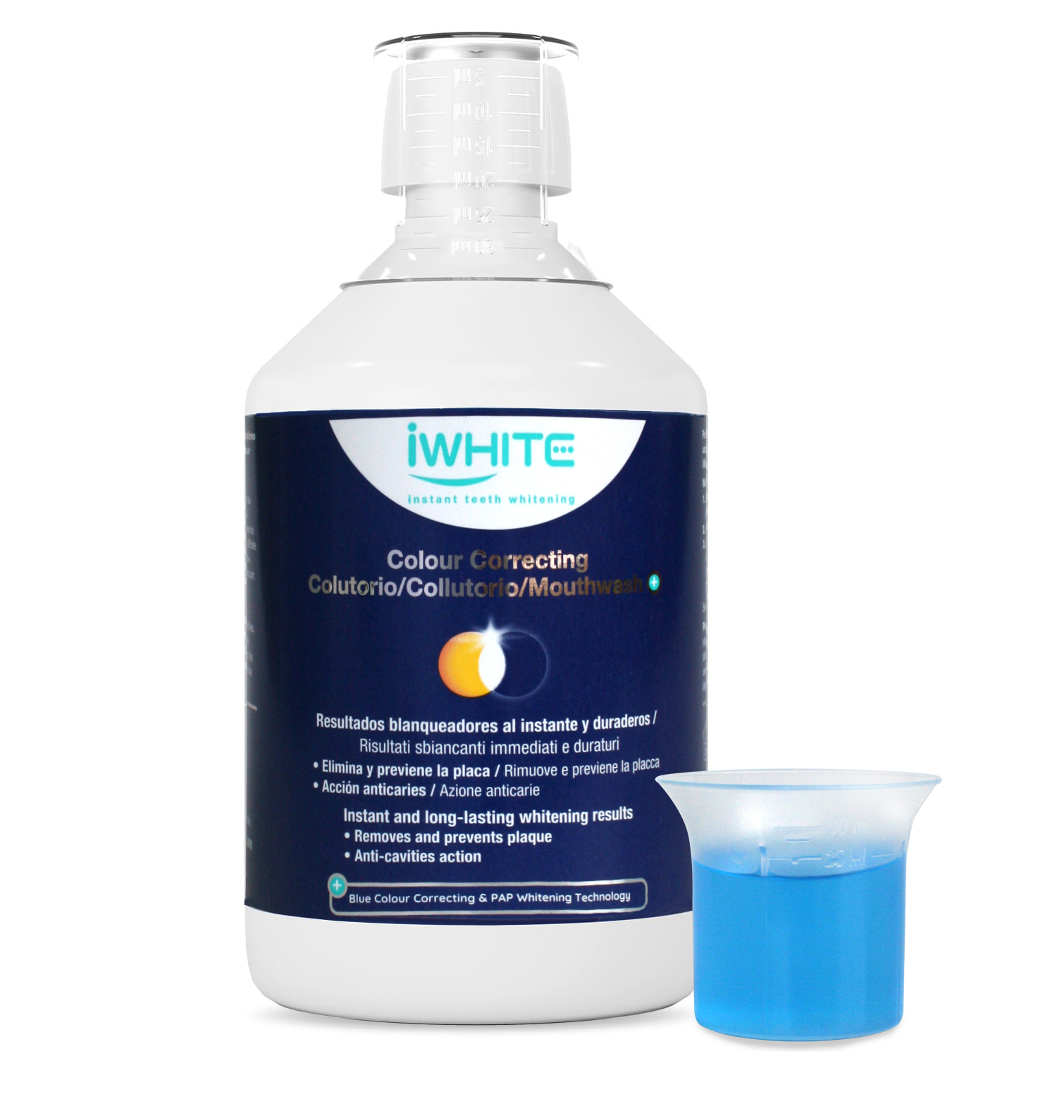IWHITE WHITENING Вода за уста, коригираща цвета, 500мл.