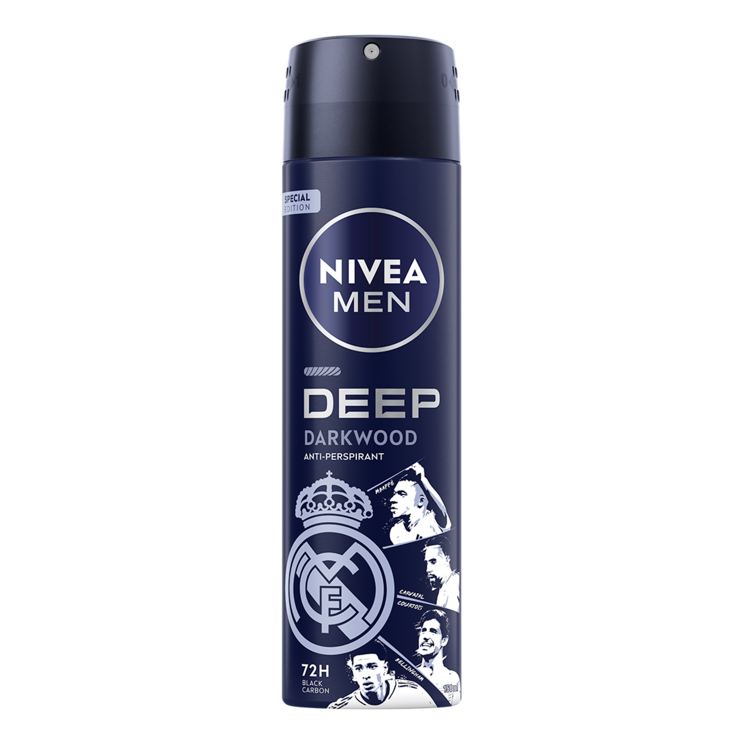 NIVEA MEN DEEP REAL MADRID Мъжки дeo спрей, 150 мл