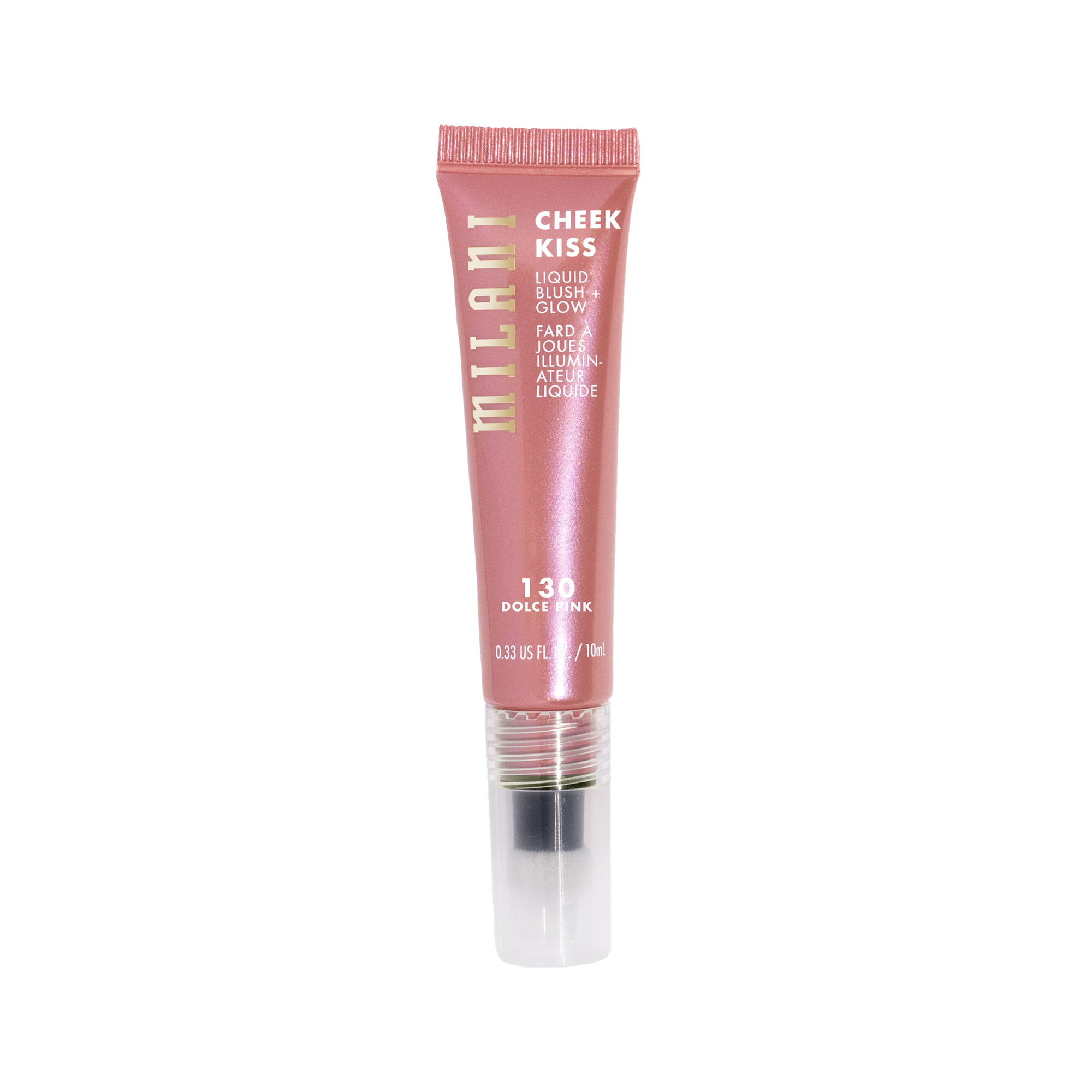 MILANI CHEEK KISS BLUSH + GLOW DOLCE PINK Течен руж 130