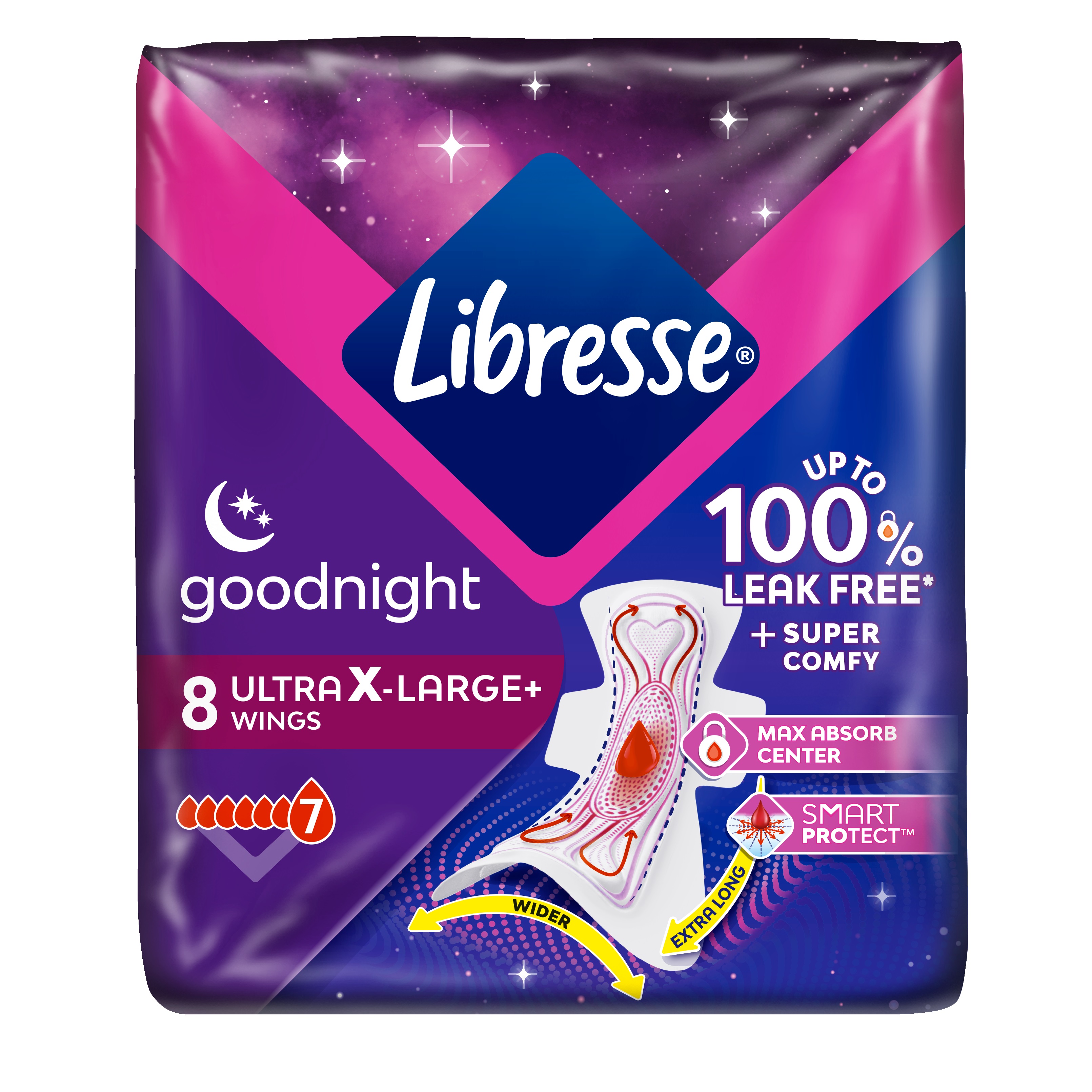 LIBRESSE Дамски превръзки ultra thin, 8 бр.