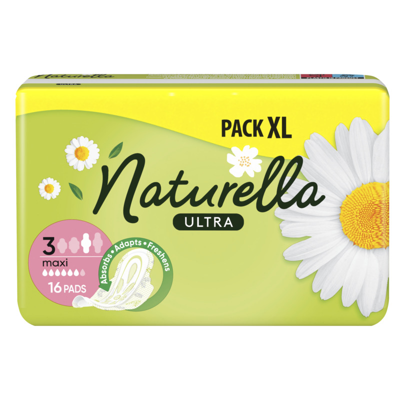 NATURELLA ULTRA MAXI Дамски превръзки, 16 бр.