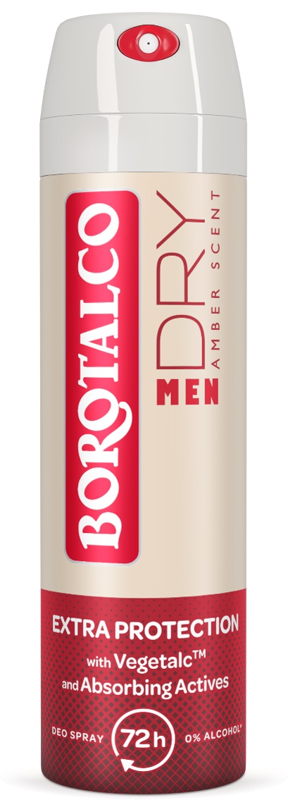 BOROTALCO MEN DRY AMBER Дезодорант спрей, 150 мл