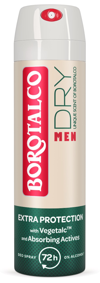 BOROTALCO MEN DRY UNIQUE Дезодорант спрей, 150 мл