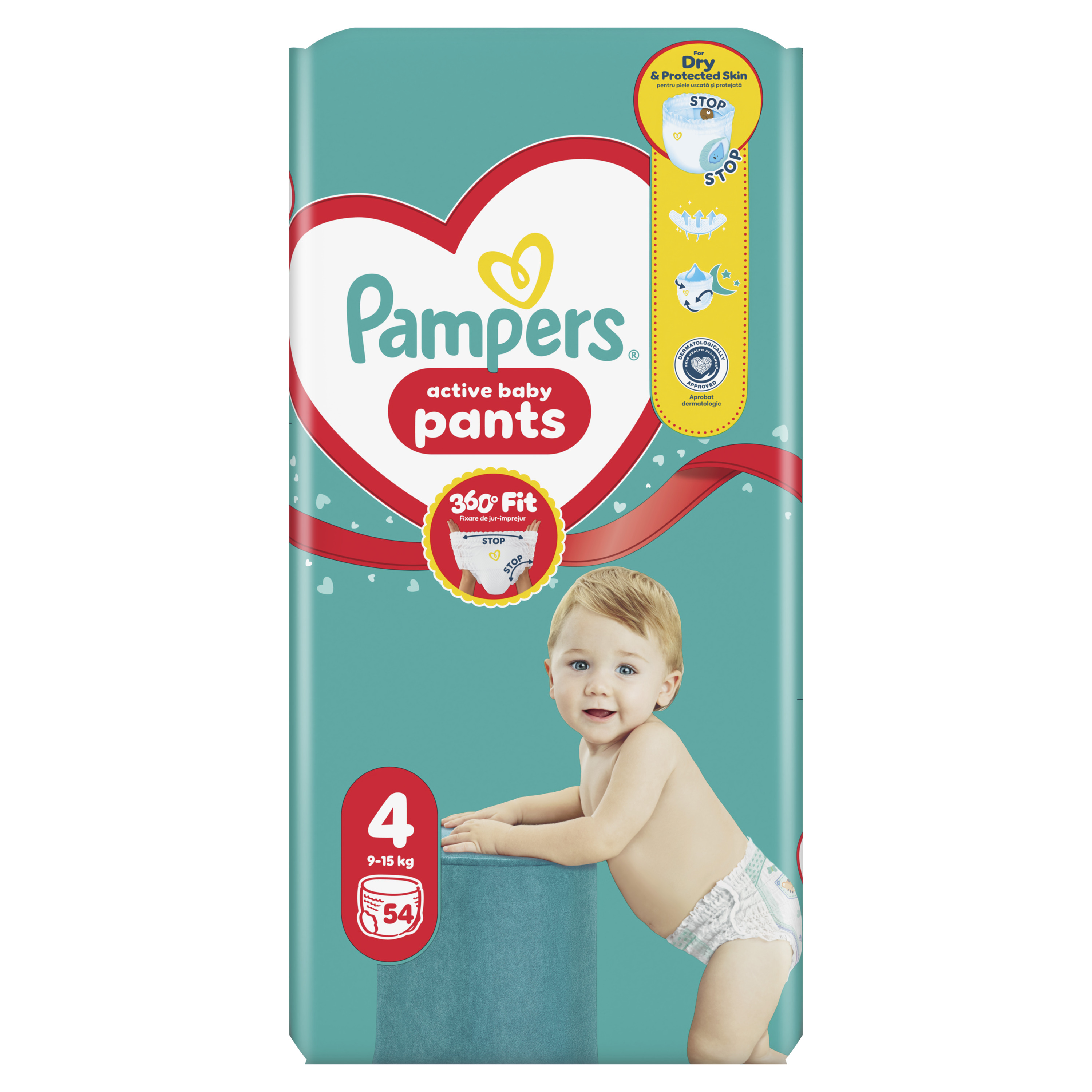 PAMPERS PANTS JUMBO PACK S4 MAX Гащички, 54бр.