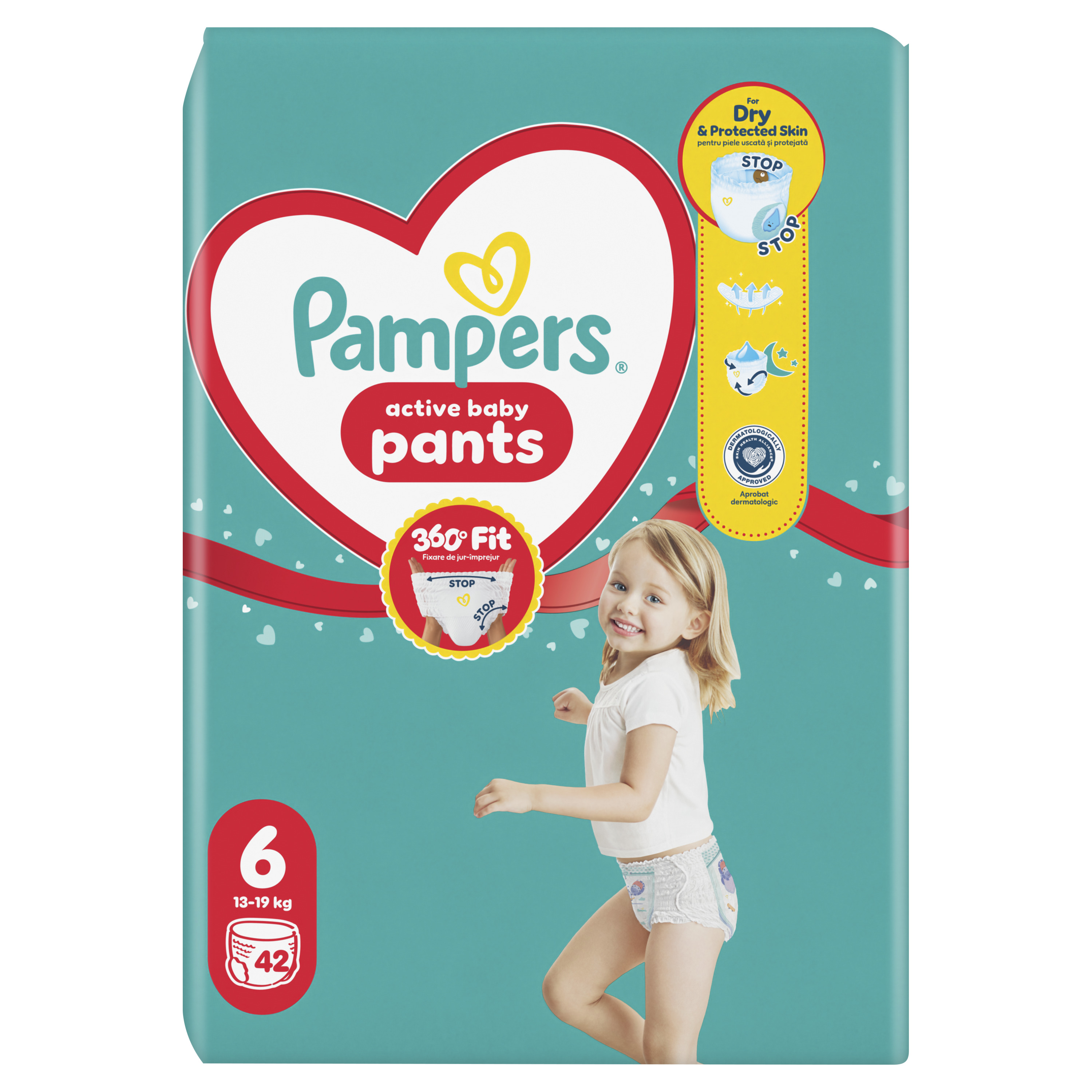 PAMPERS PANTS JUMBO PACK S6 XL Гащички, 42бр.