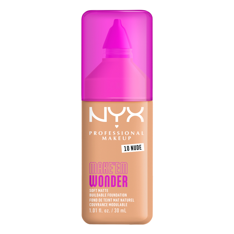 NYX PROFESSIONAL MAKEUP MAKE 'EM WONDER NUDE Фон дьо тен 10