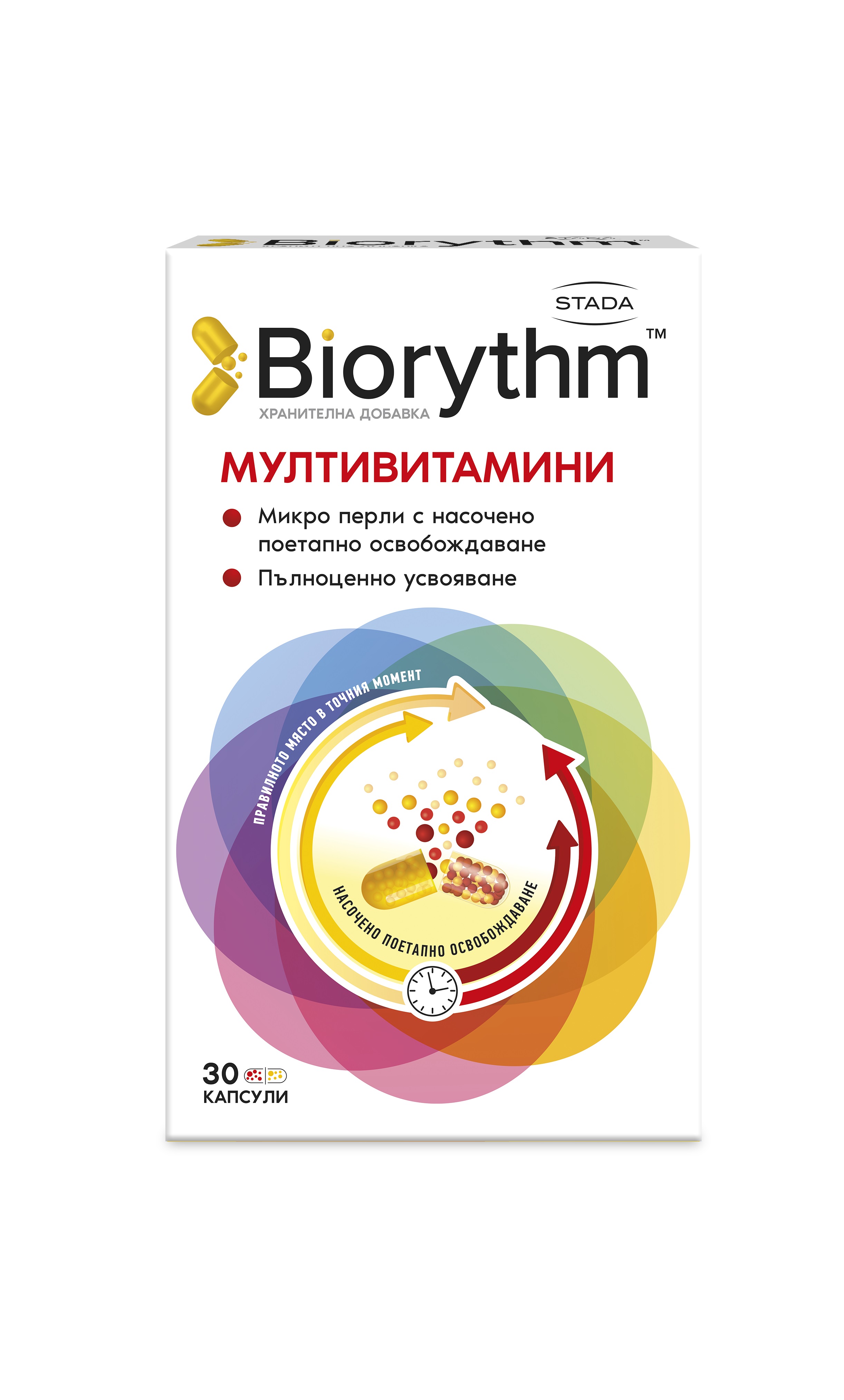 BIORYTHM Мултивитамини, 30 капсули