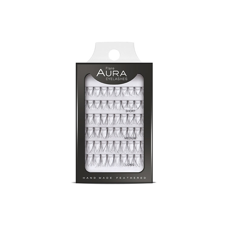 AURA FLARE EYELASHES Изкуствени мигли. 