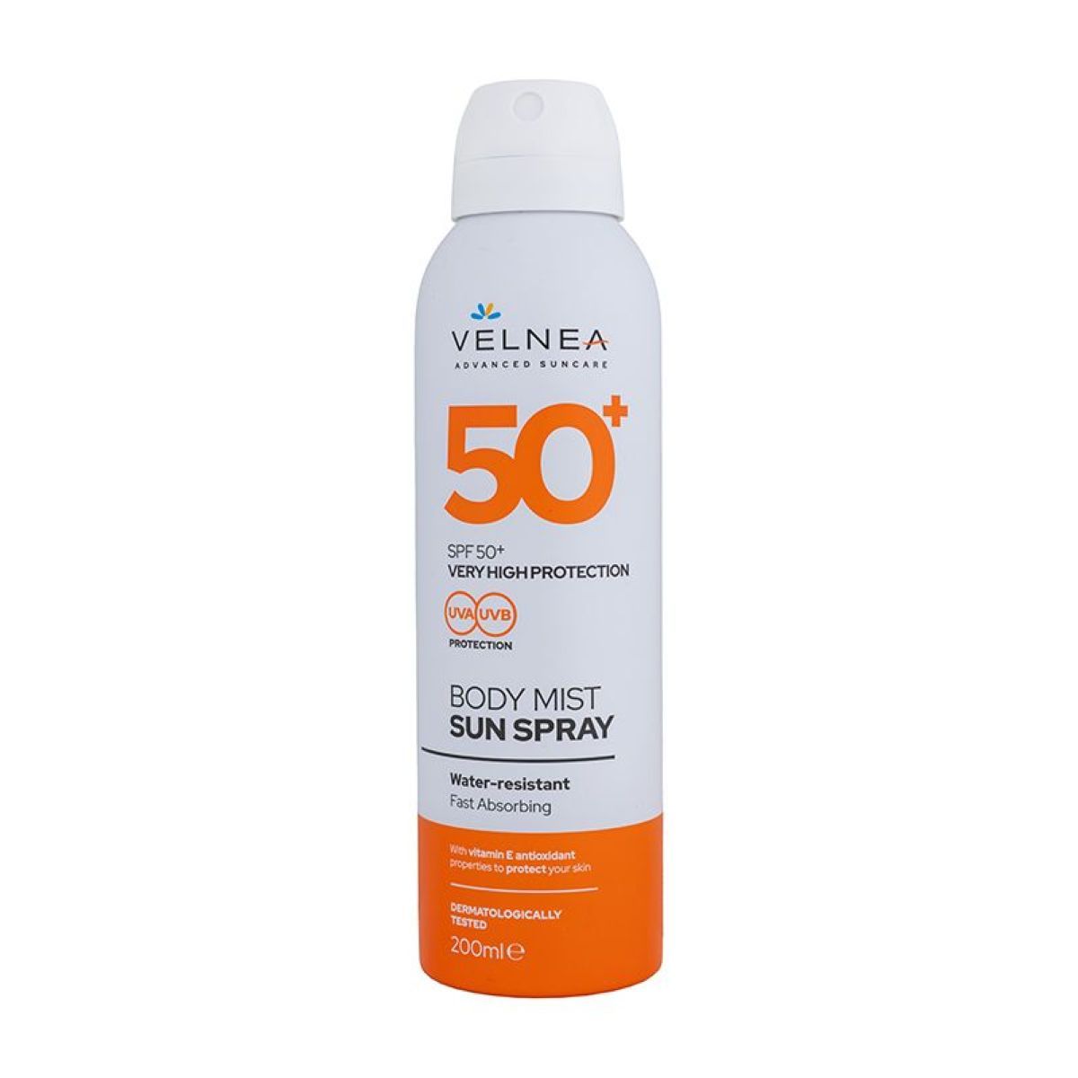 VELNEA SUN Слънцезащитен прей за тяло  SPF50, 200мл.