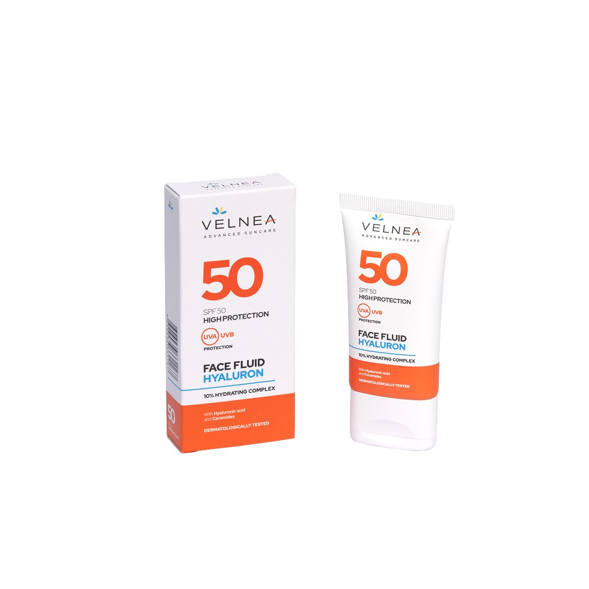 VELNEA SUN Флуид за лице с ниацинамид  SPF50, 50мл.