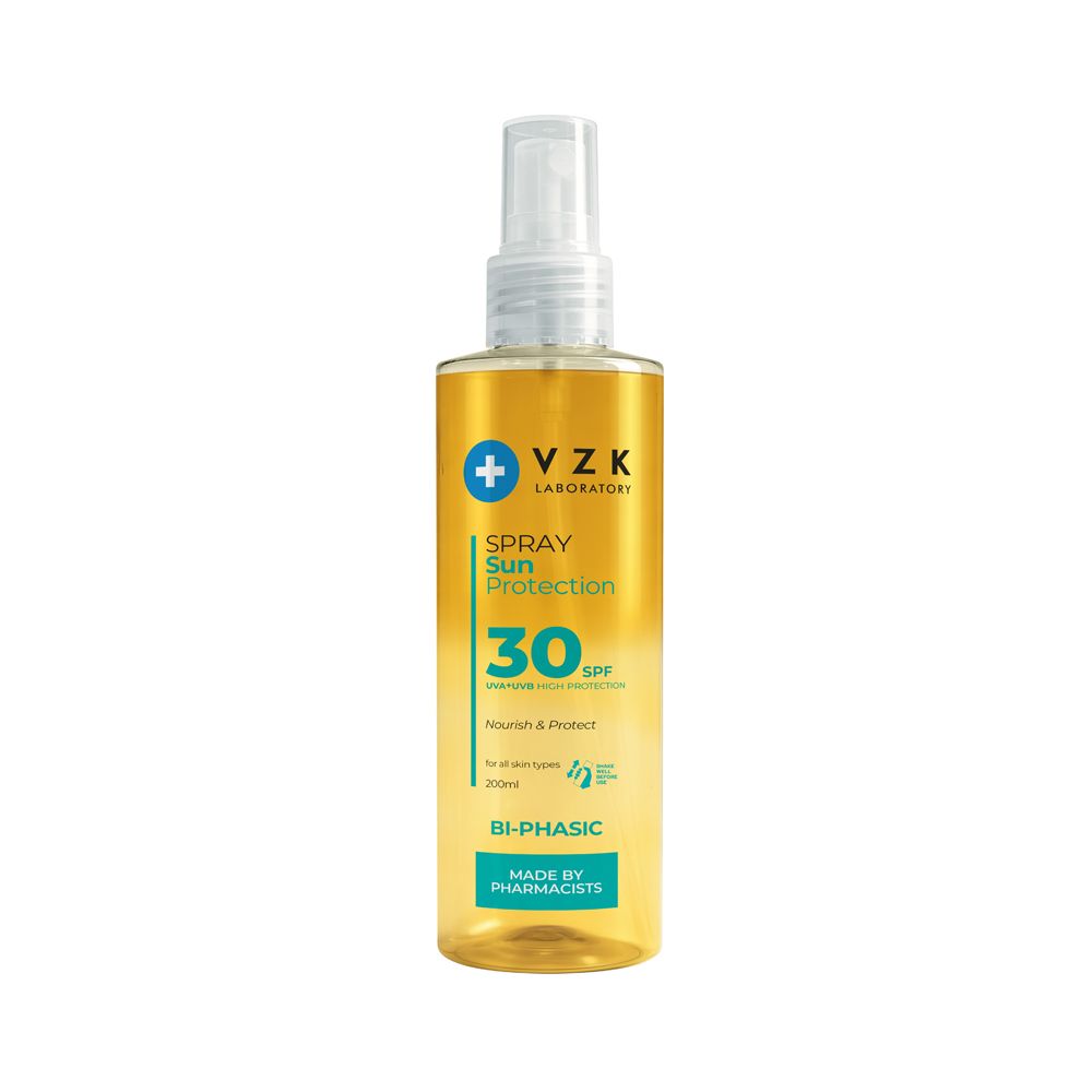 VZK SUN Слънцезащитен двуфазен спрей SPF30, 200мл.