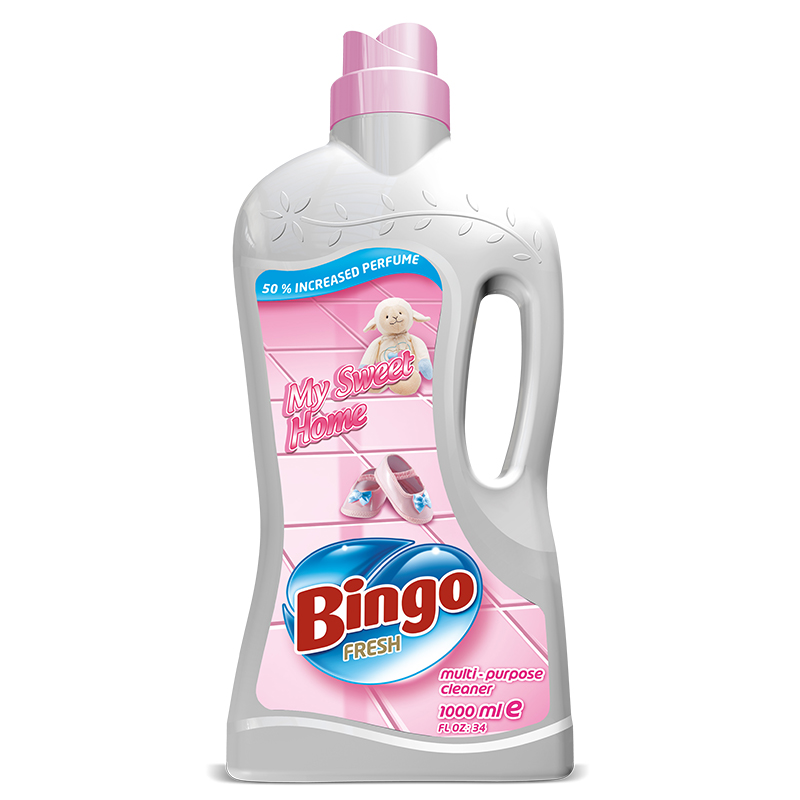 BINGO FRESH Универсален почистващ препарат MY SWEET HOME, 1 л.
