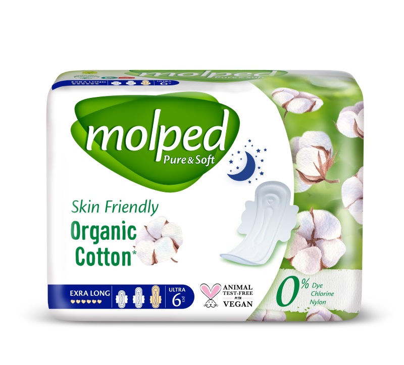 MOLPED PURE&SOFT EXTRA Дамски превръзки, 6 бр.