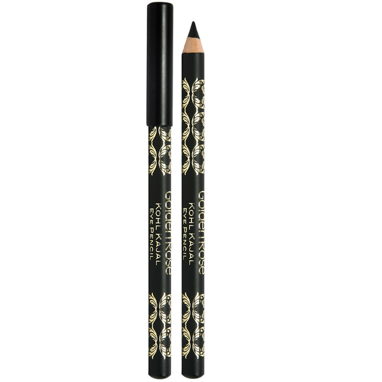 GOLDEN ROSE KOHL KAJAL Молив за очи с наситено черен цвят, 1 бр