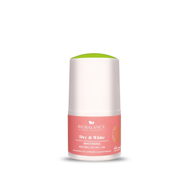 BIOBALANCE DEO ROLL-ON DRY&WHITE WHITENING NATURAL Део рол-он
