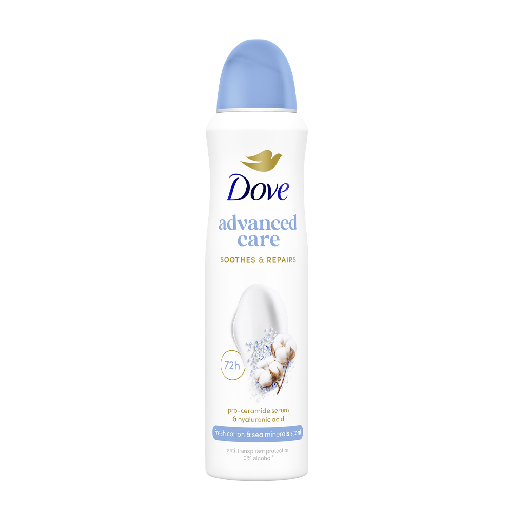 DOVE ADVANCED FRESH COTTON Део спрей дамски,  150мл