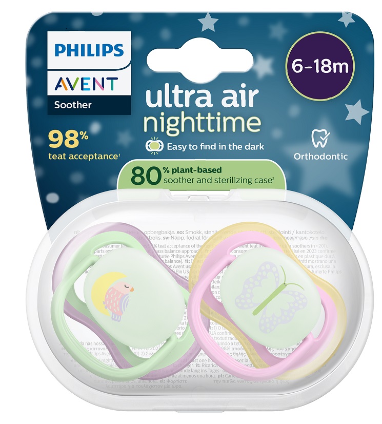 AVENT ULTRA AIR NIGHT Залъгалки, Мечти, 6-18 м., 2 бр