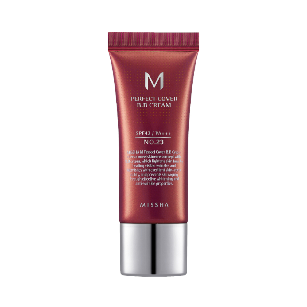 MISSHA M PERFECT COVER BB Крем spf42 No.23/Natural Beige, 20 мл.