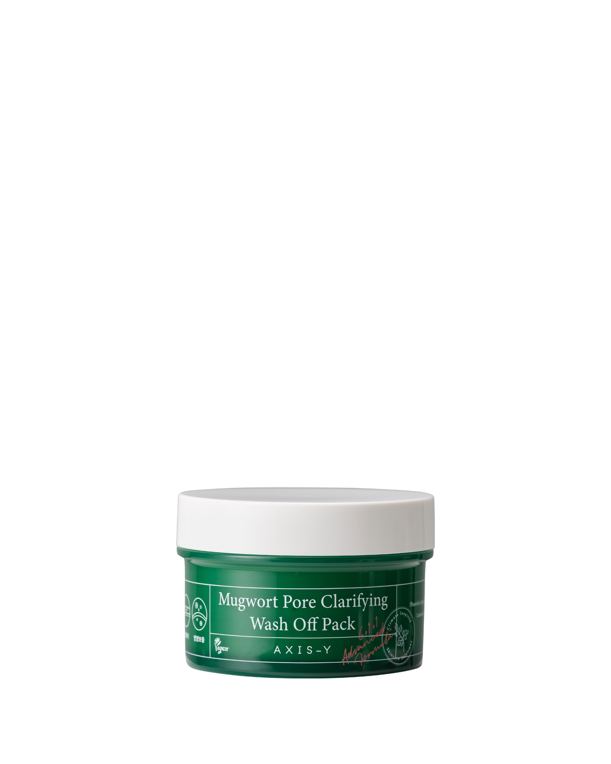 AXIS-Y MUGWORT PORE CLARIFYING WASH OFF PACK - Отмиваща маска за лице с бял пелин, 100мл.