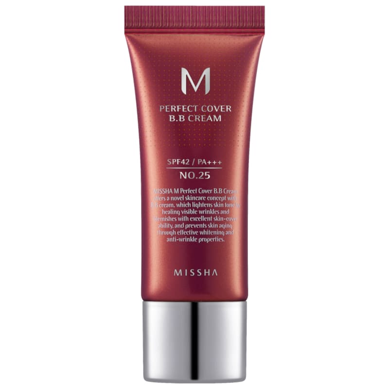MISSHA M PERFECT COVER BB Крем SPF42 No.25 Warm Beige 20 мл