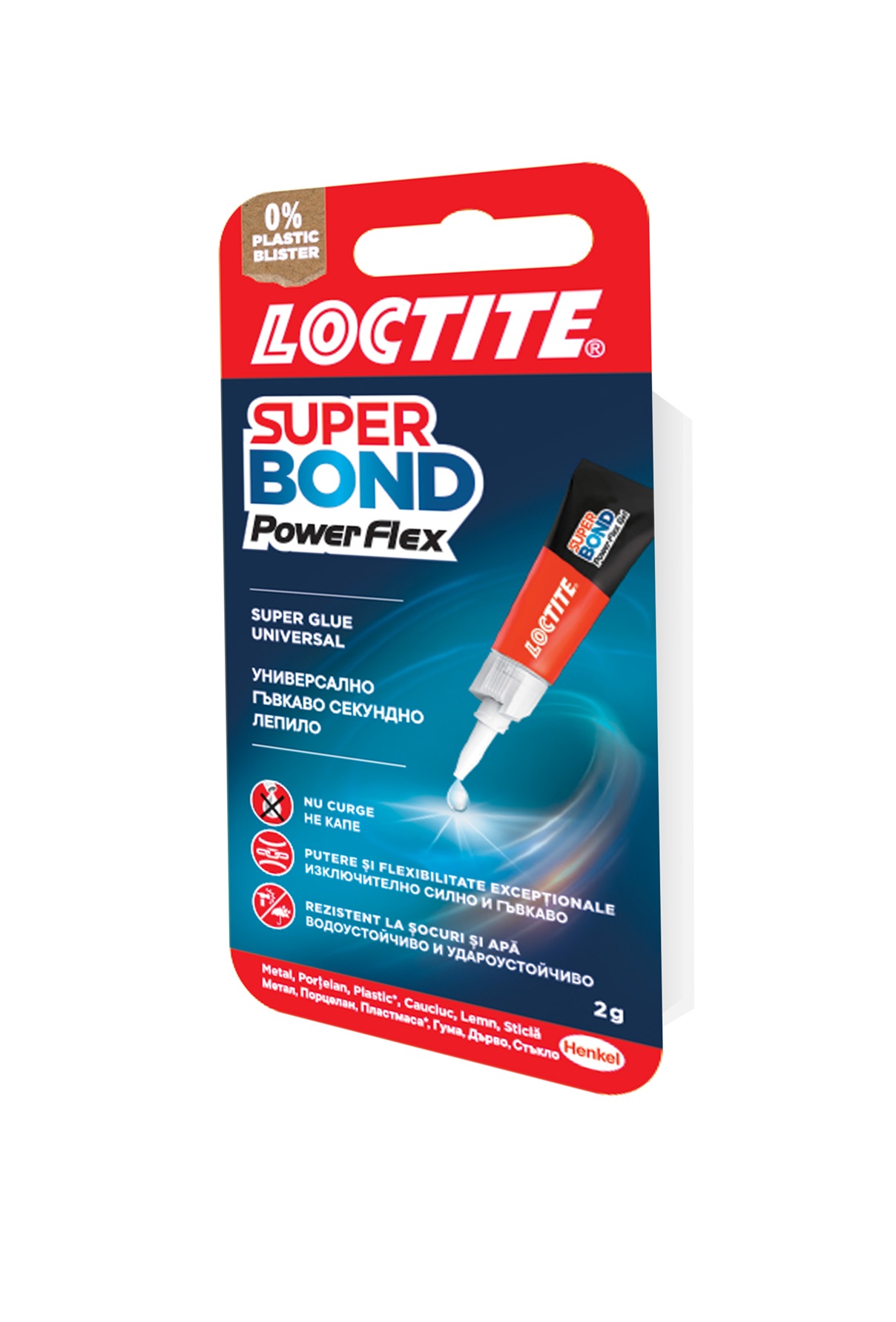 LOCTITE SUPER BOND POWER GEL Секундно лепило, 2гр.