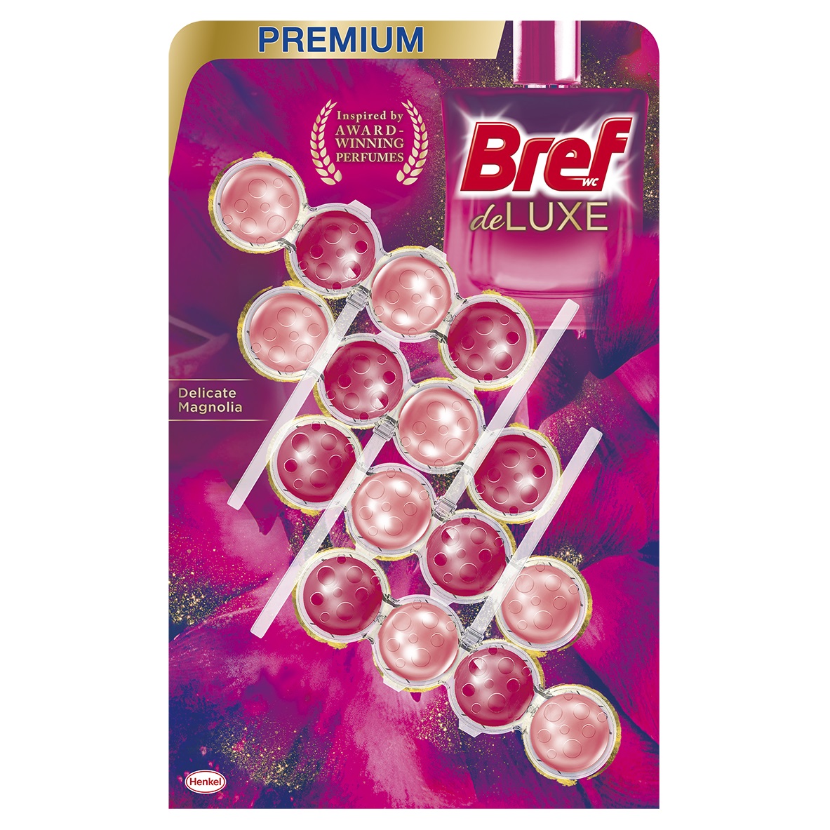 BREF DELUXE MAGNOLIA WC Тоалетно блокче, 4X50гр.