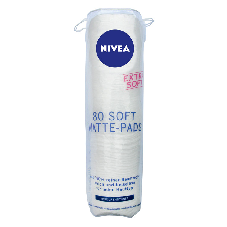 NIVEA Почистващи тампони за лице, 80 бр