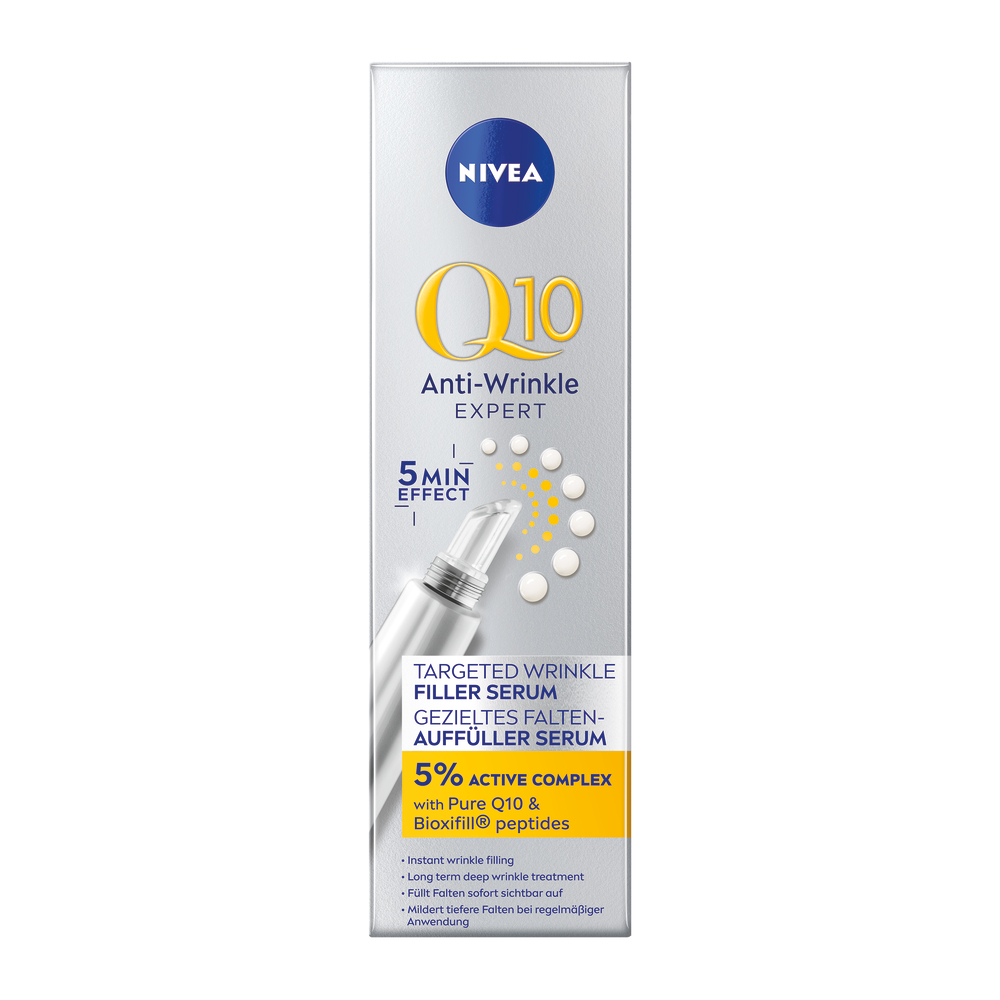 NIVEA Q10 ANTI-WRINKLE Серум за таргетирано запълване на бръчки, 15 мл