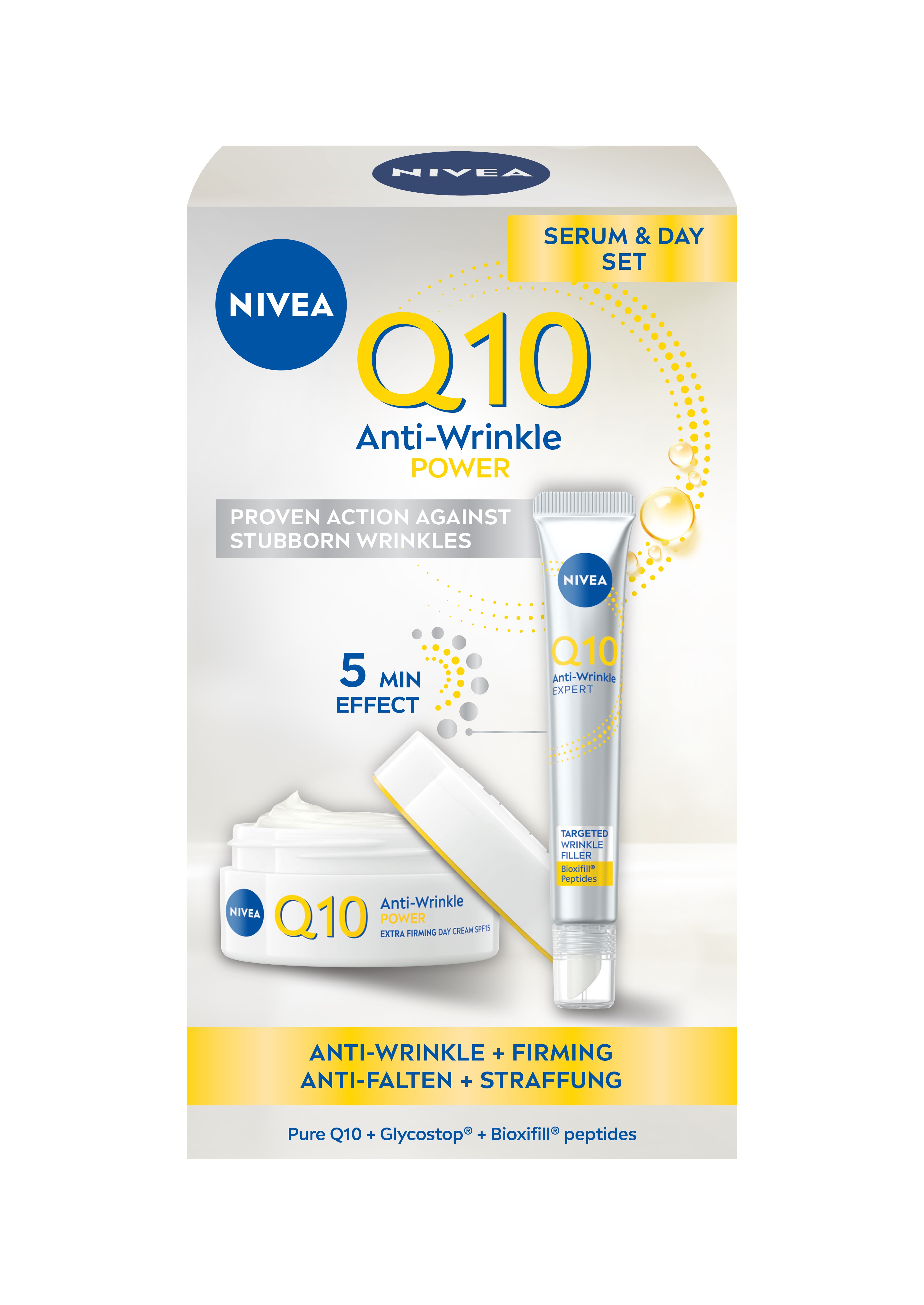 NIVEA Q10 POWER Дуо комплект за лице крем и серум