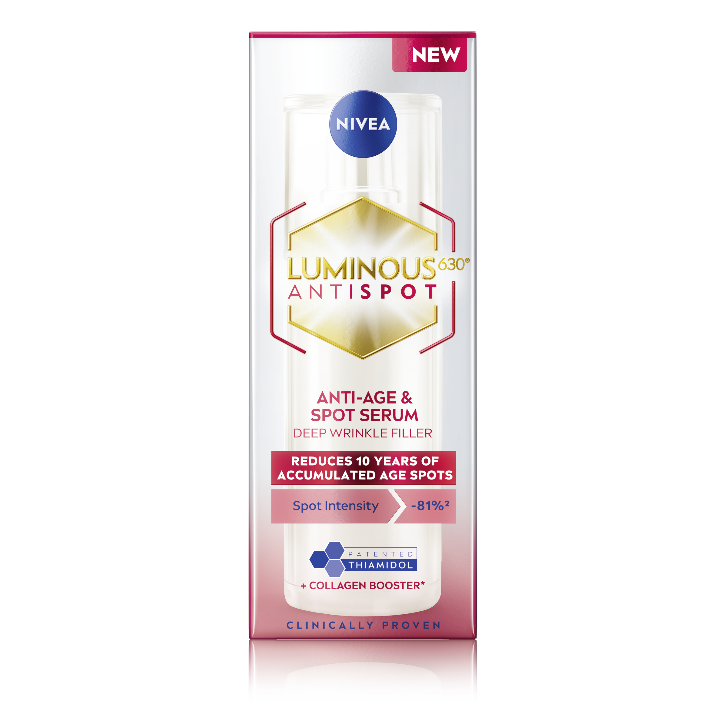 NIVEA CELLULAR LUMINOUS 2В1 Серум против бръчки и пигментни петна, 30 мл.