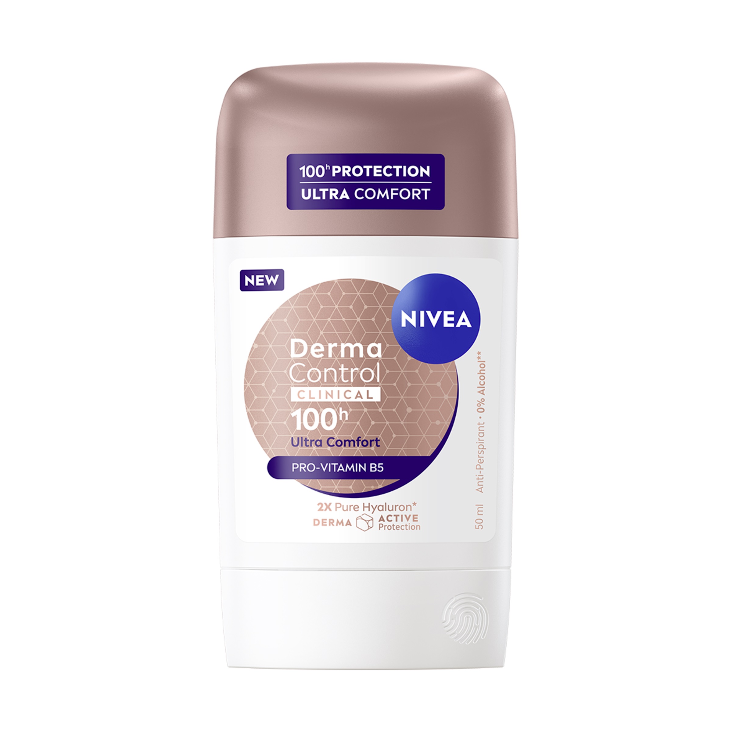 NIVEA DEO DERMA CONTROL CLINICAL ULTRA COMFORT Дамски део стик, 50мл.