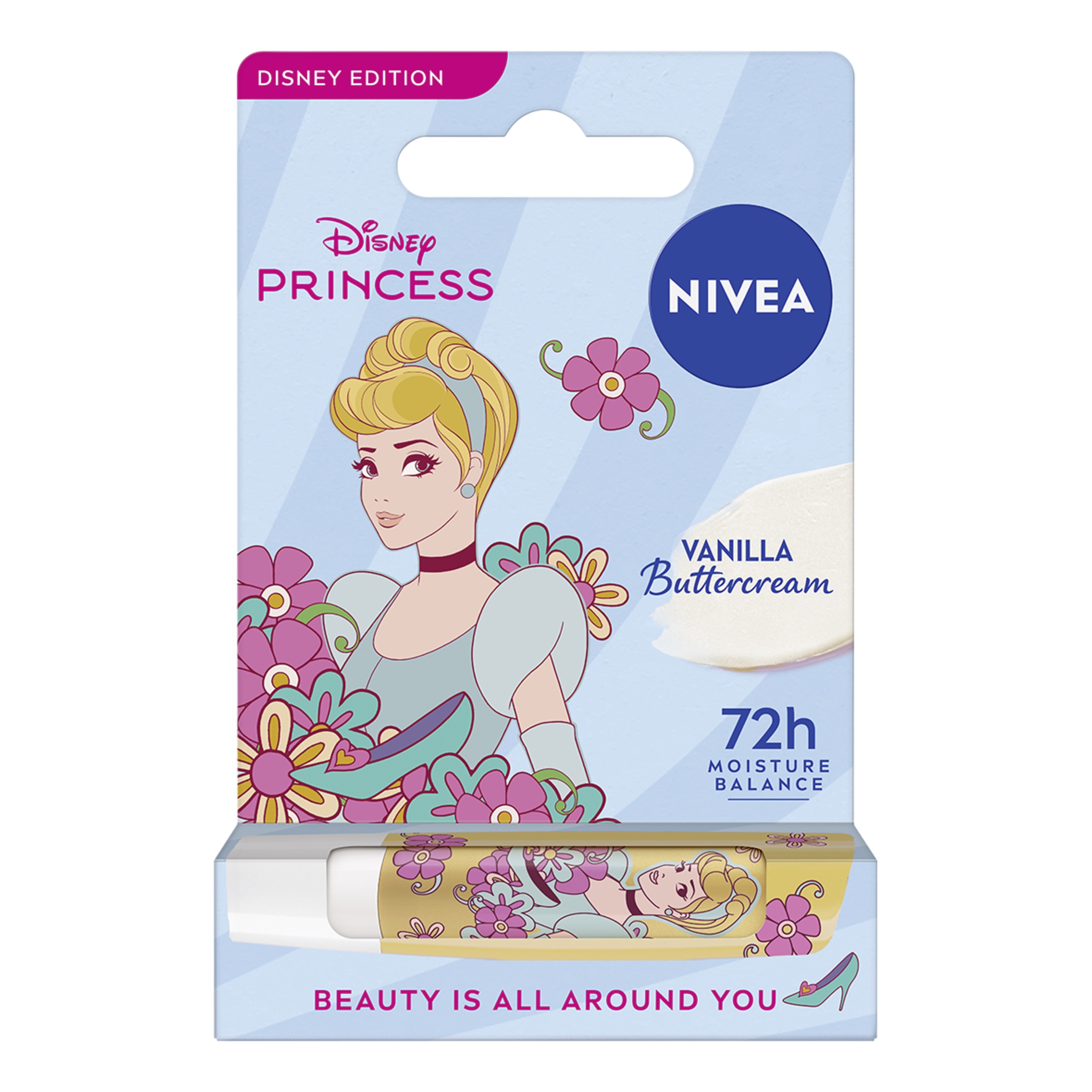 NIVEA DISNEY CINDARELLA Балсам за устни, 4,8 г.
