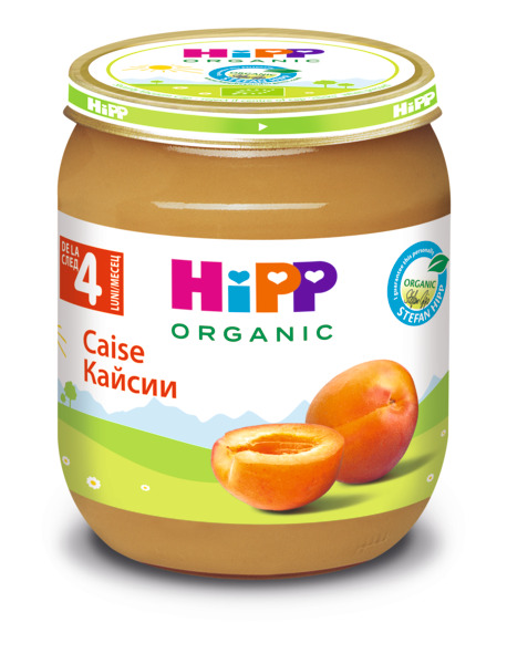 HIPP BIO Пюре Кайсии 4+месеца 4212, 125 г