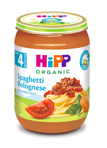 HIPP BIO Пюре спагети болонезе 6230, 190 гр.