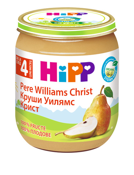 HIPP BIO Пюре Круши уилиамс крист 4+месеца 426, 125 г